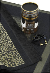 Prayer mat and tasbih gift set contents