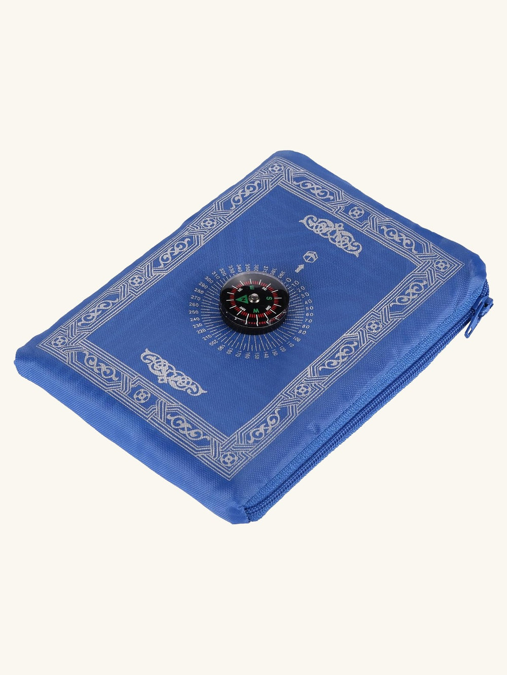 Travel pocket prayer mat pouch with compass