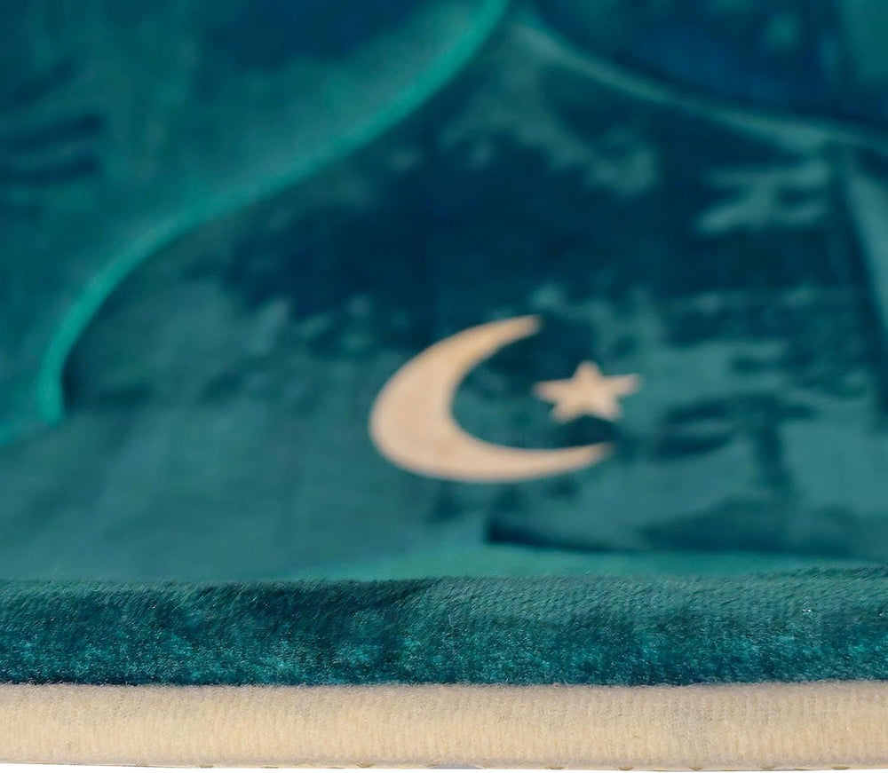 Memory foam prayer mat padding detail