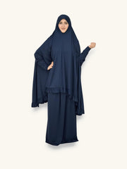 Two piece prayer dress in navy